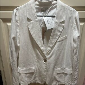 Love Tree Ivory Blazer. NWT. Linen blend.